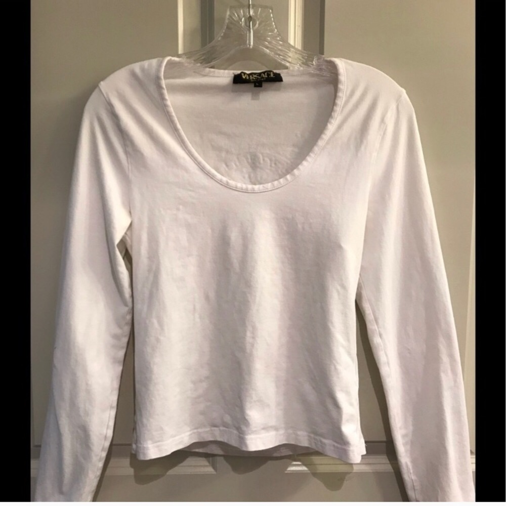 Medusa Head Embossed Shirt--Versace